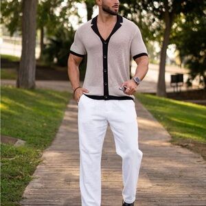 Runaway The Label - Casper Knit Shirt- Grey Marble